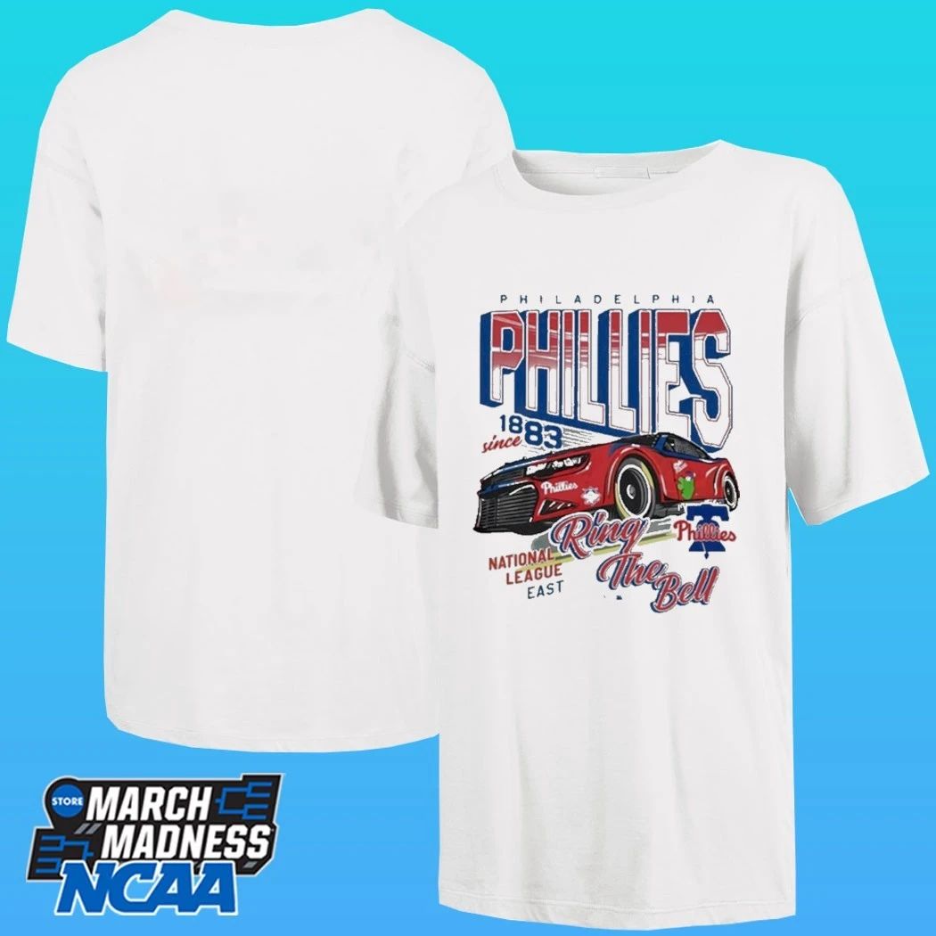 Phillie Phanatic Philadelphia Phillies 47 Racer Ring The Bell Since 1883 National League East Shirt