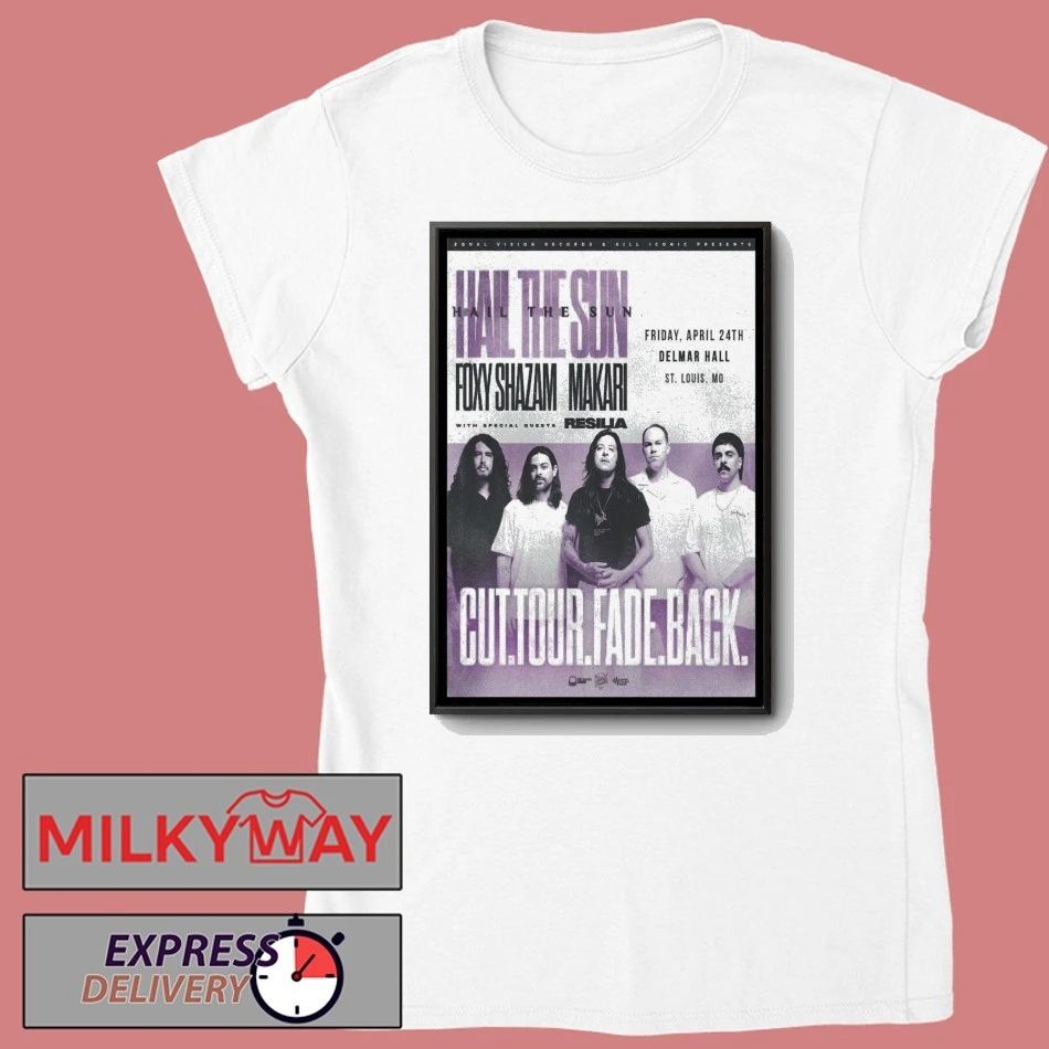 Hail The Sun Jan 24 2026 Poster Delmar Hall shirt