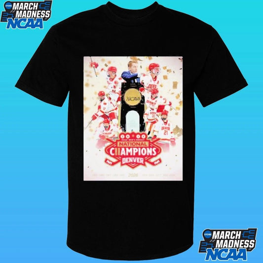 Denver Pioneers 2026 NCAA Men’s Hockey National Champions 11-time Shirt