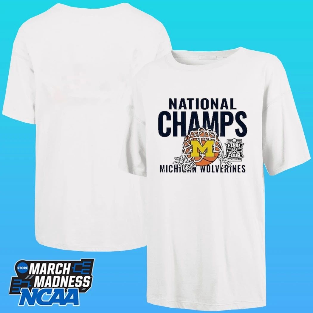 Michigan Wolverines Grey 2026 Men’s Basketball National Champions Shirt