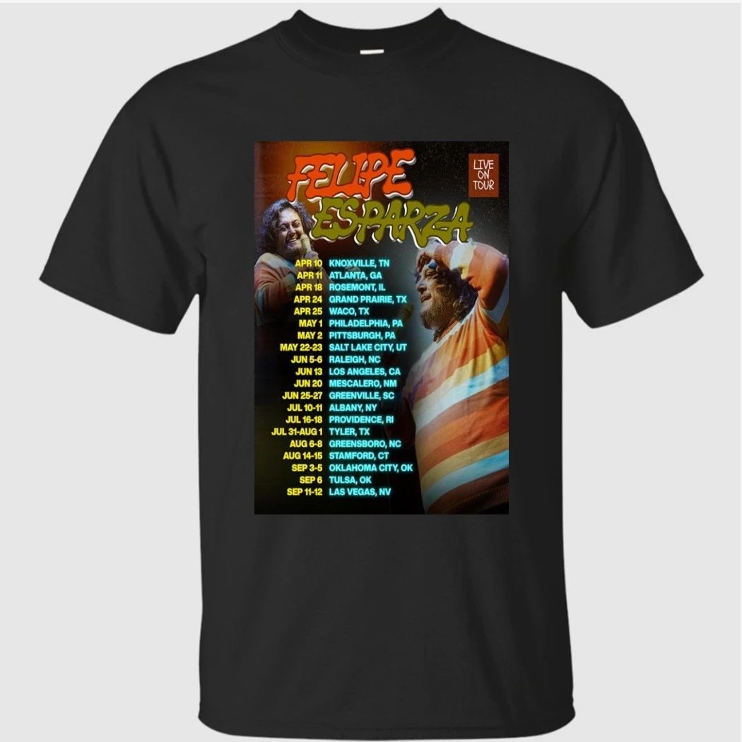 Felipe Esparza Live On Tour 2026 Poster Shirt