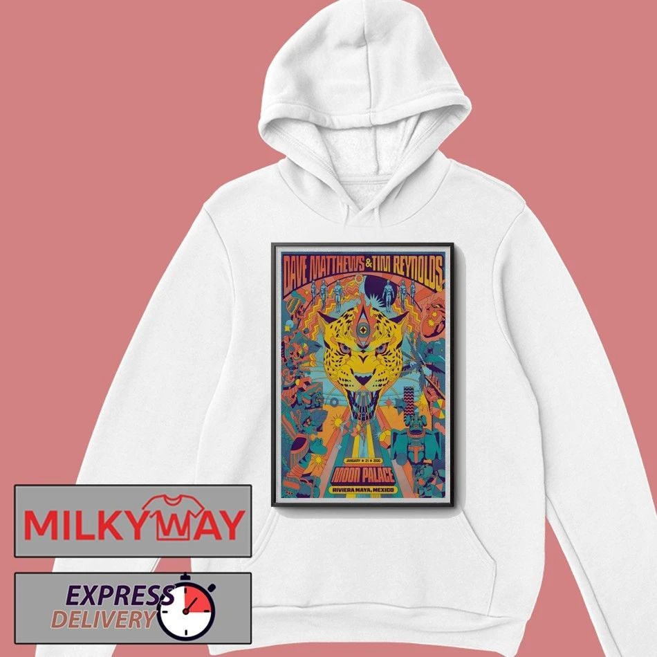 Dave Matthews And Tim Reynolds Jan 21 2026 In Riviera Maya MX Poster shirt