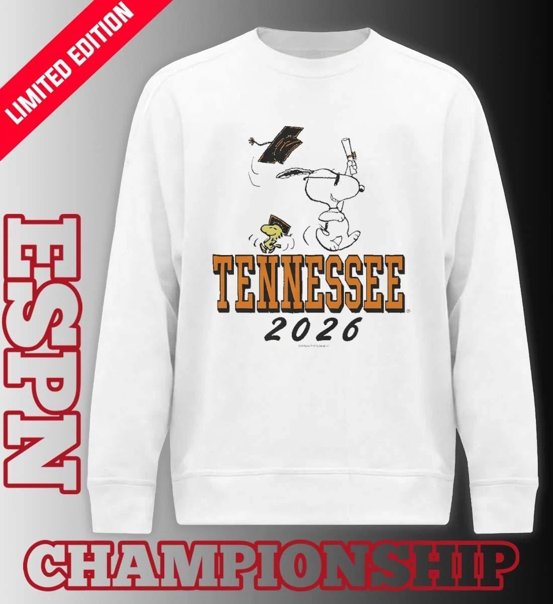 Peanuts x Tennessee Graduation 2026 Shirt