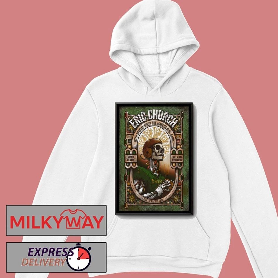 Eric Church Sept 25 2025 Resch Center Green Bay WI Poster shirt