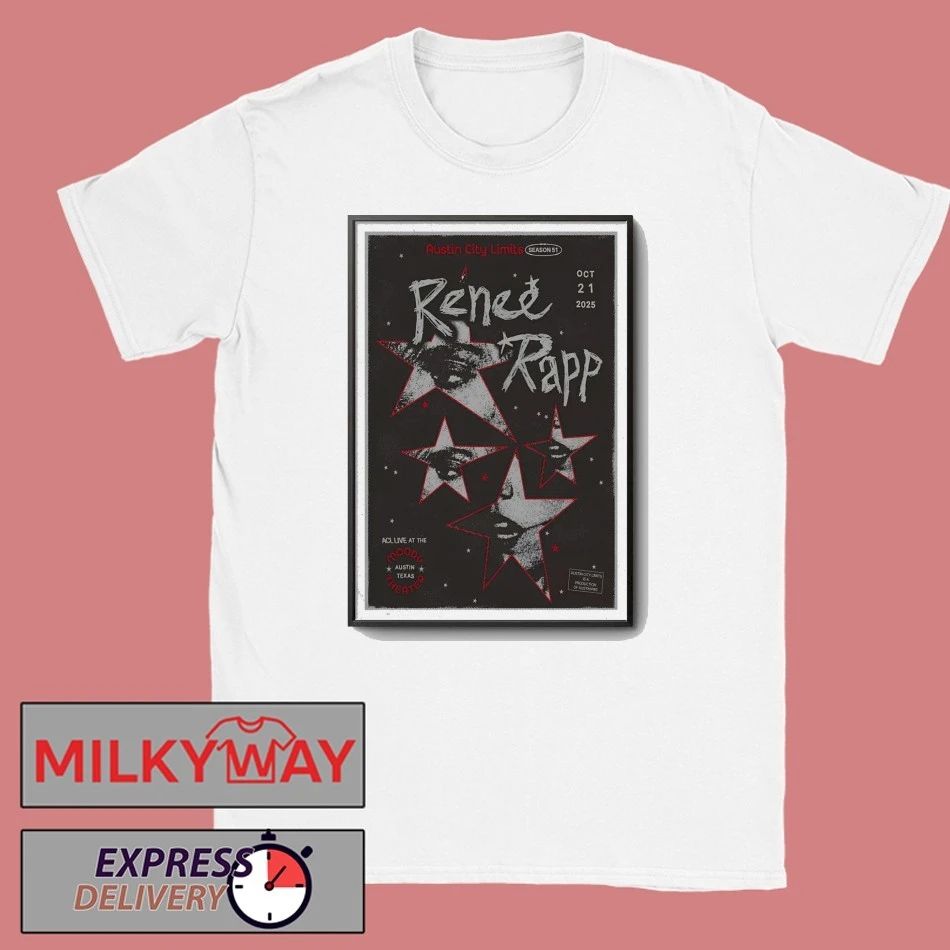 Renee Rapp Tour Austin, TX 2025 Poster shirt