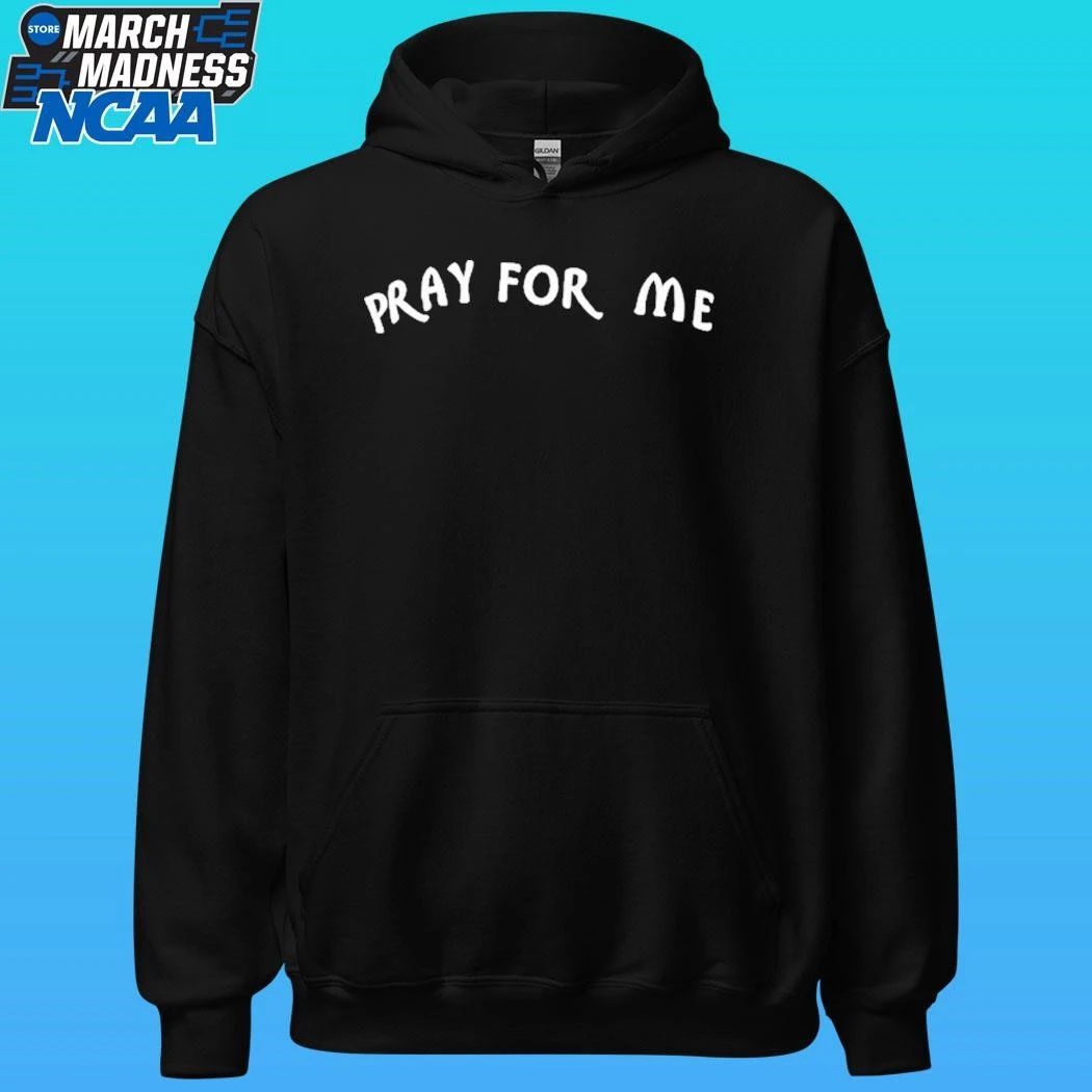 Justin Wearing Pray For Me Shirt