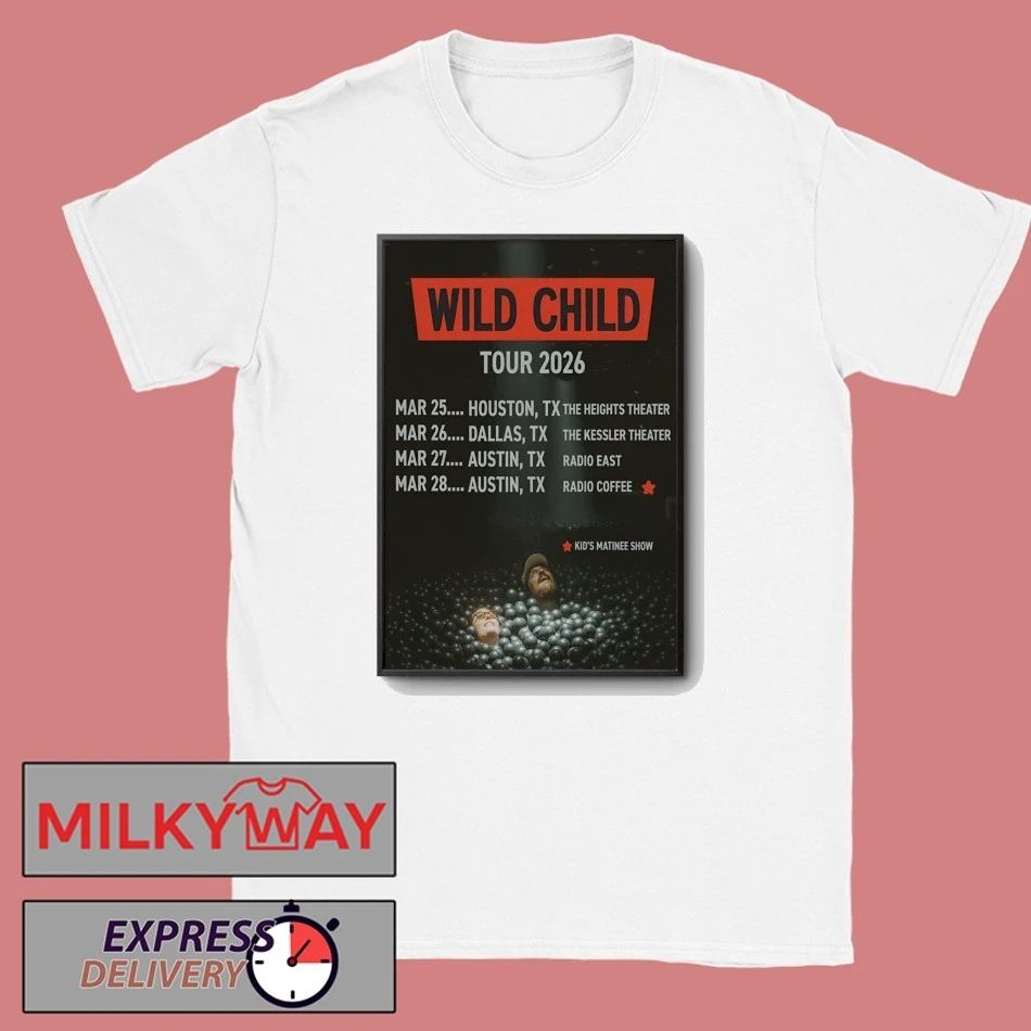 Wild Child Tour 26 Poster shirt