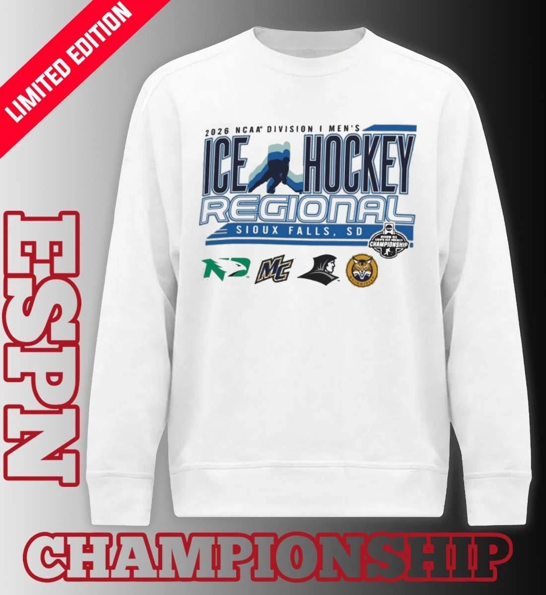 2026 NCAA DI Men’s Ice Hockey Regional – Sioux Falls, SD T-Shirt