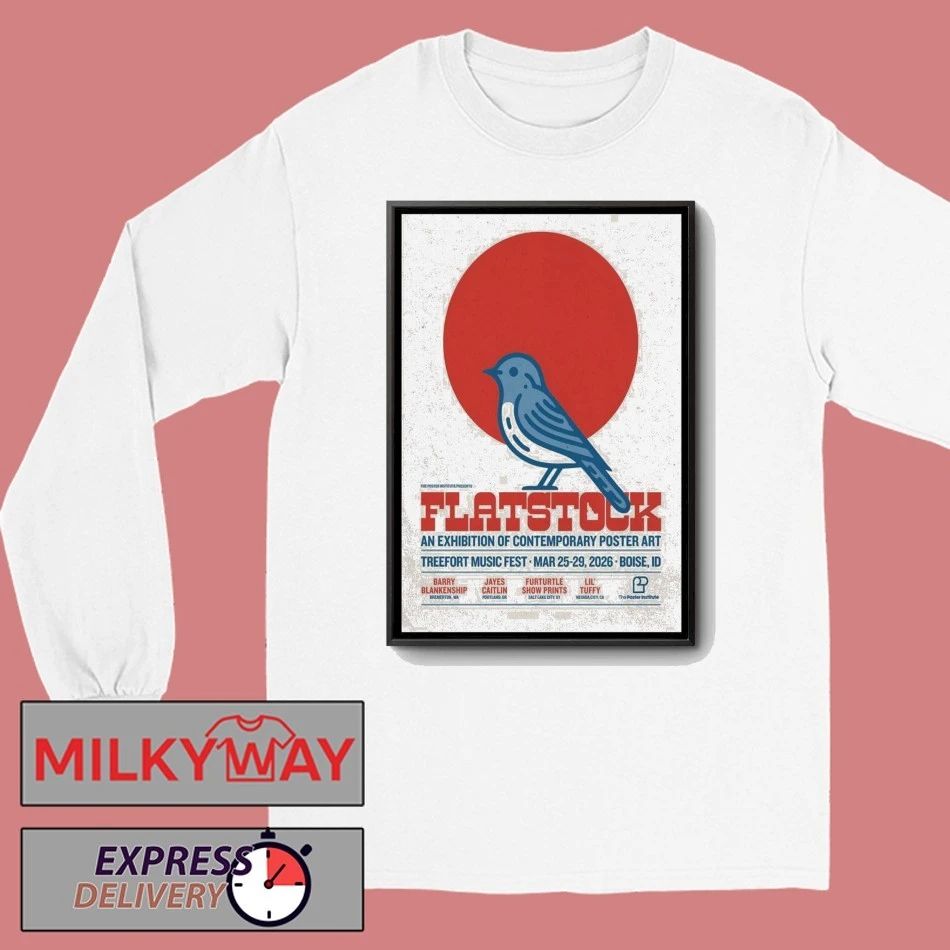 Flatstock Mar 25-29 2026 Boise ID Poster shirt