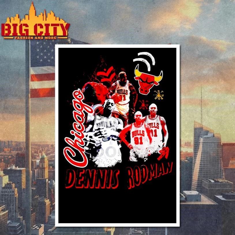 Chicago Dennis Rodman Bulls Retro Shirt