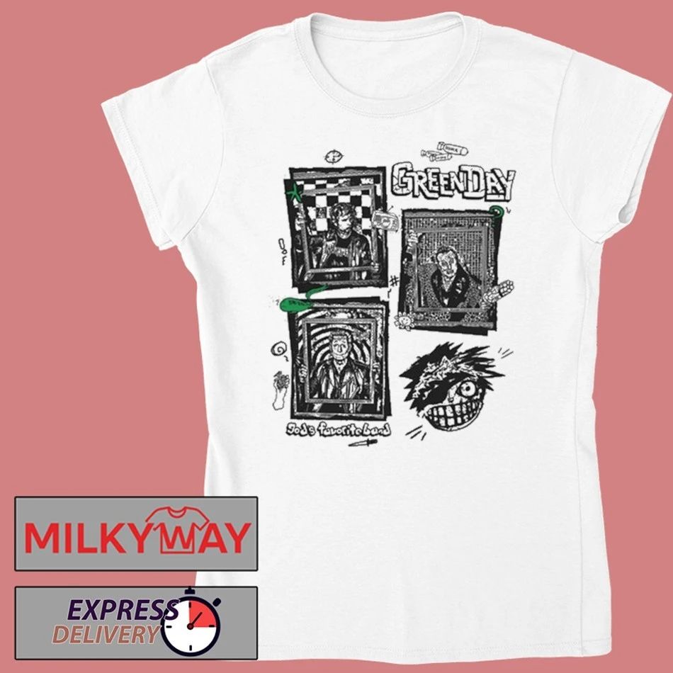 Green Day God’s Facvoriteband 2026 Hot Limited-Unisex T-Shirt