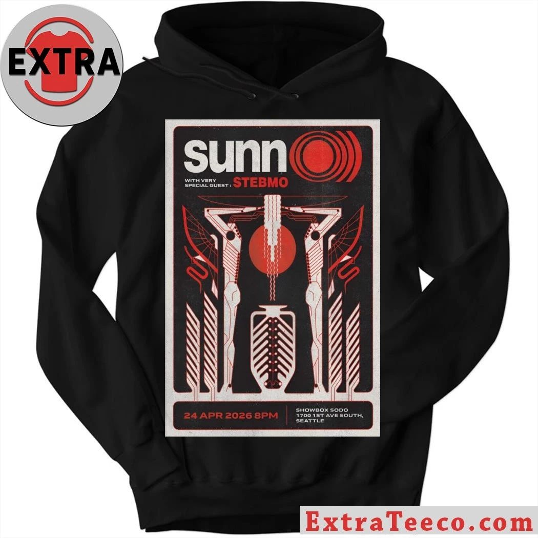 SUNN O))) 4 24 2026 Seattle WA Poster Shirt