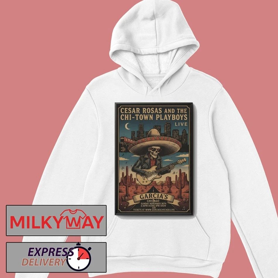 Cesar Rosas December 20 2025 In Chicago IL Poster shirt