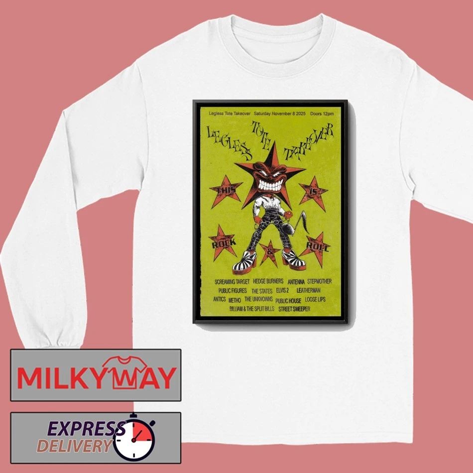 Legless Records Collingwood VIC, November 8 2025 Poster shirt