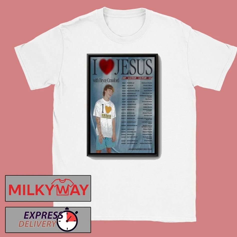 Bryce Crawford US Tour 2025 Poster shirt
