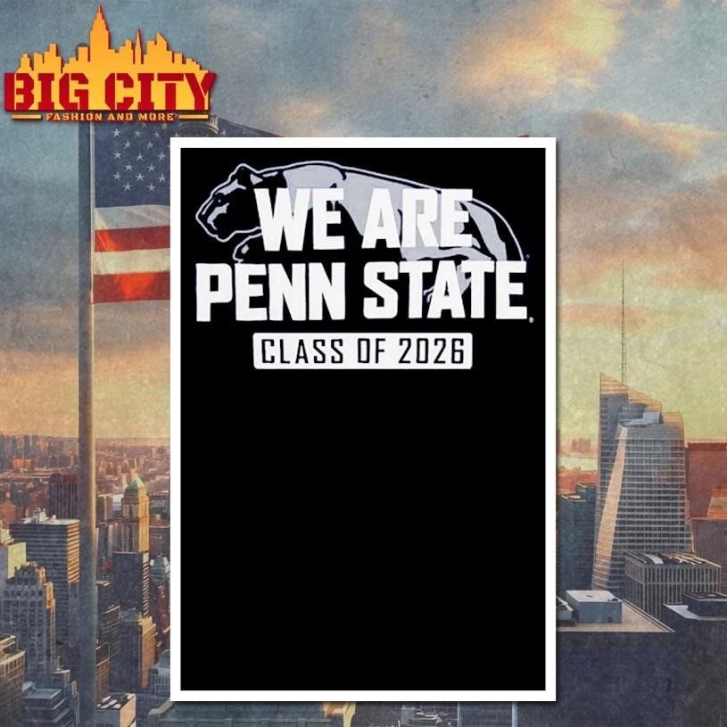 Penn State Class of 2026 Shrine Bear Shirt