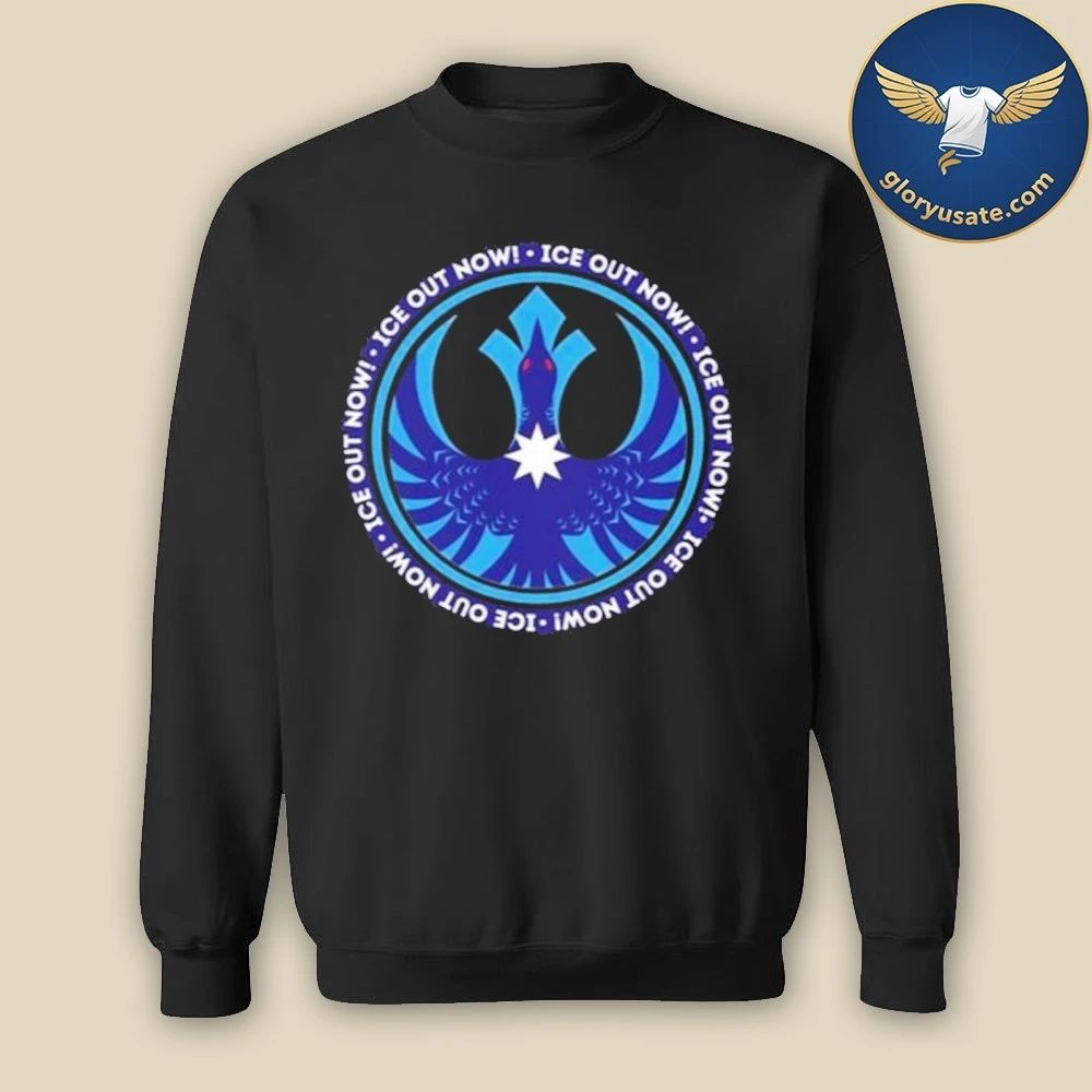 ICE Out Now Minnesota Rebel Loon T-Shirt