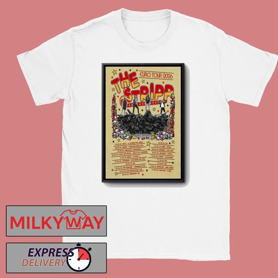 THE STRIPP Euro Tour 2026 Poster shirt