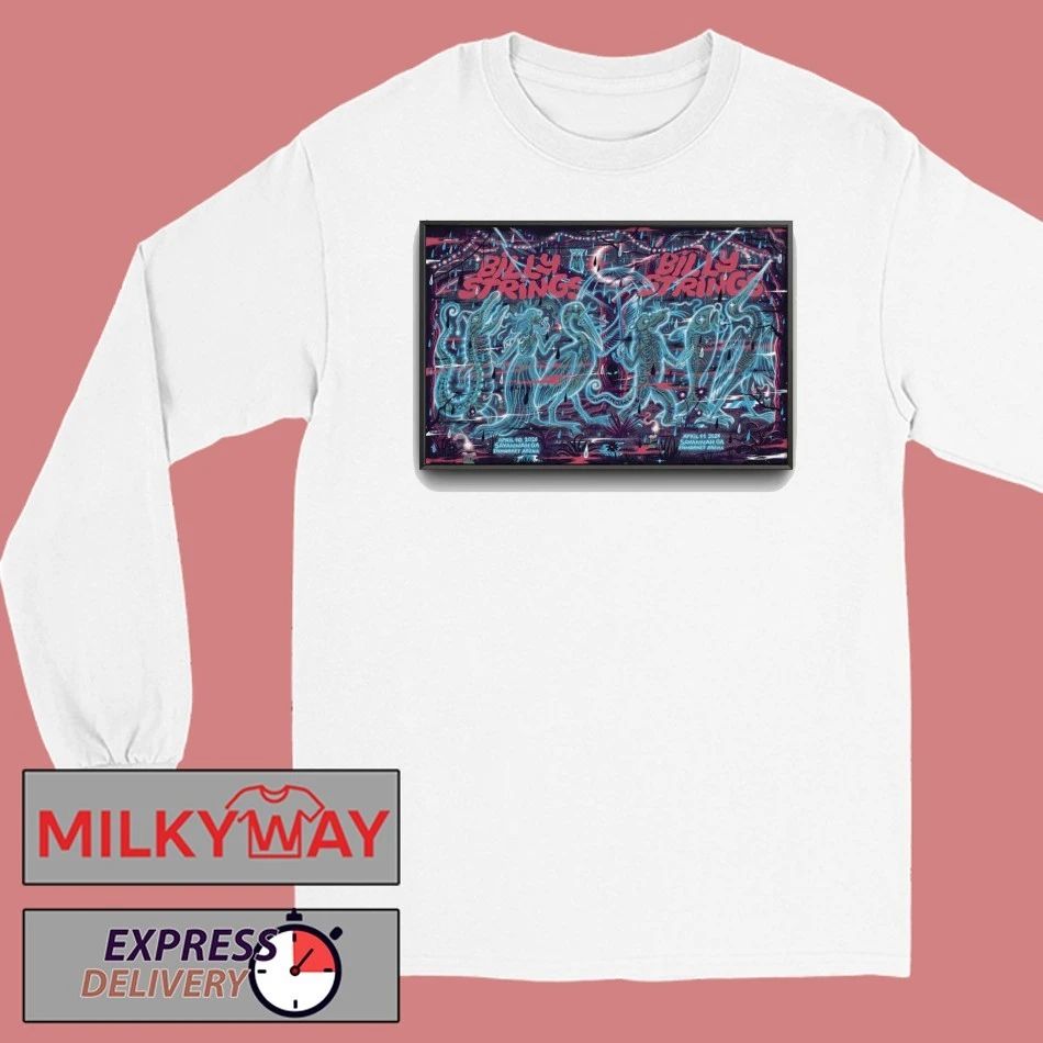 Billy Strings Apr 10-11 2026 Enmarket Arena In Savannah GA Poster shirt