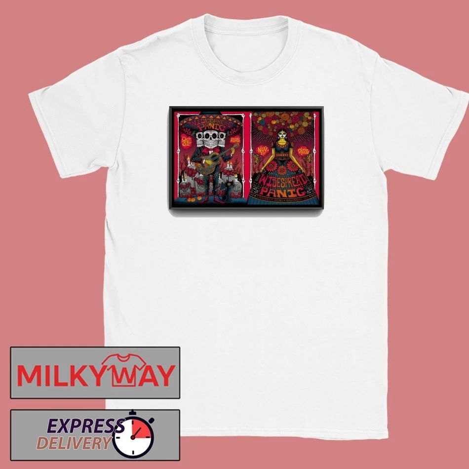 Widespread Panic Oct 31 and November 1, 2025 Enmarket Arena Savannah, GA Event Poster shirt