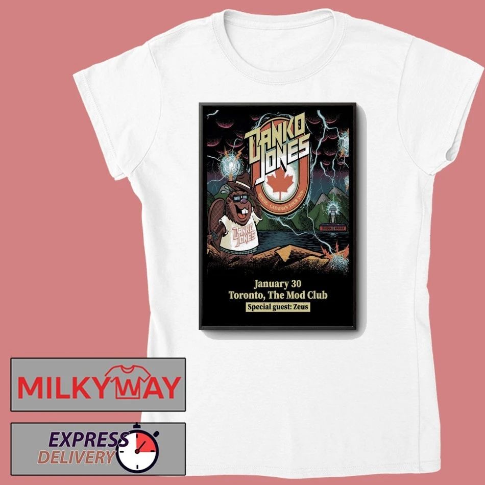 Danko Jones Jan 30 2026 The Mod Club In Toronto ON Poster shirt