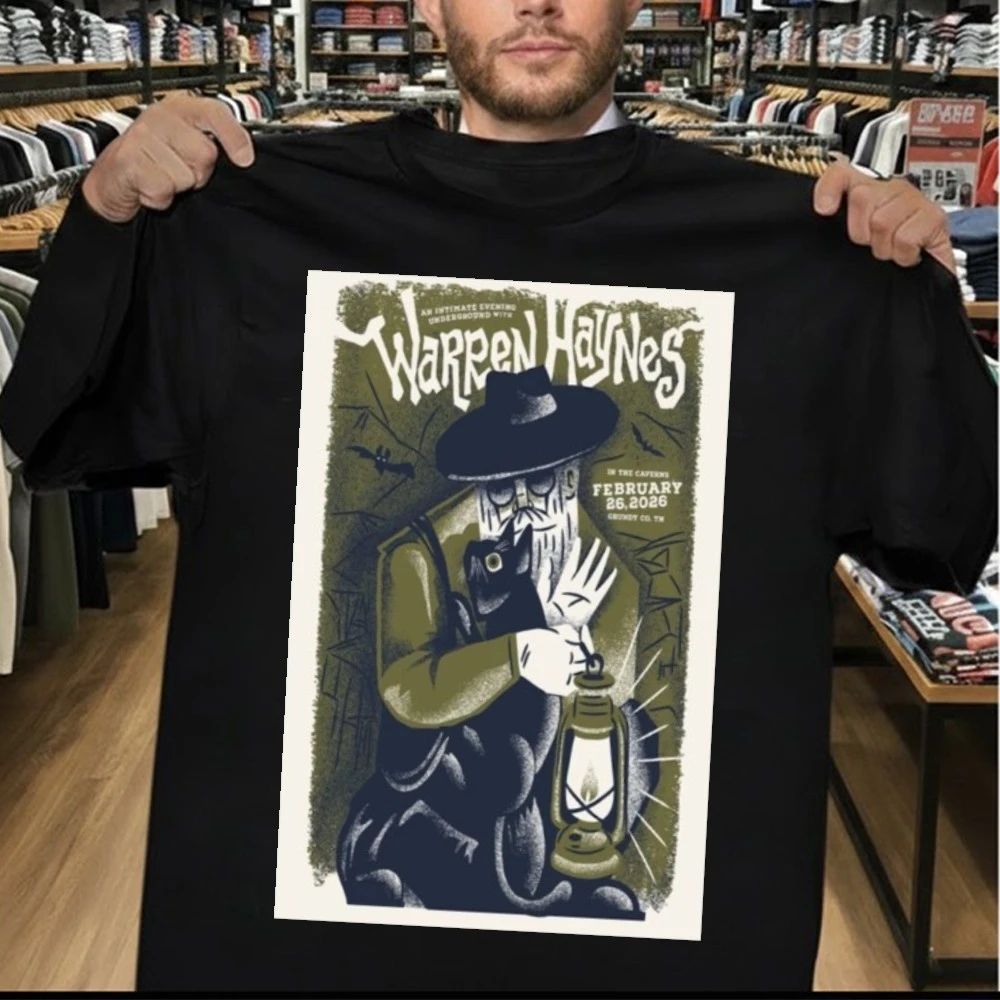 Warren Haynes Feb 26 2026 The Caverns, Grundy County, TN Poster Shirt