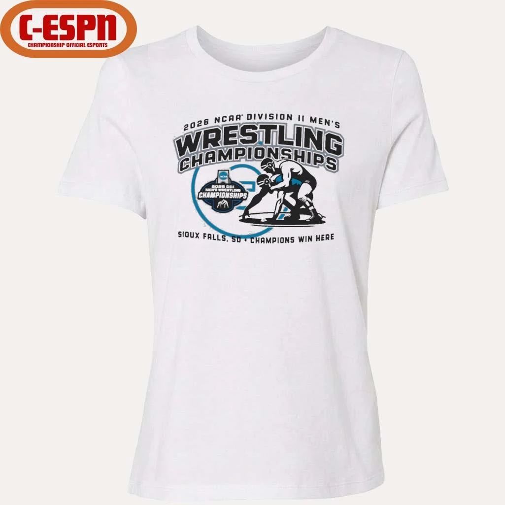 Champions Win Here 2026 NCAA DII Men’s Wrestling Championships T-Shirt