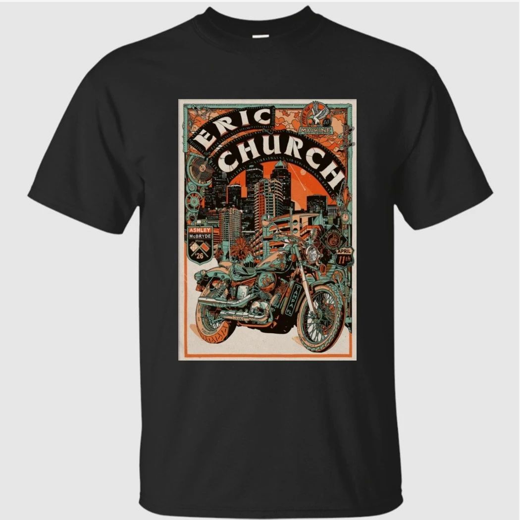Eric Church Poster Apr 11 2026 Tampa FL Tour Shirt