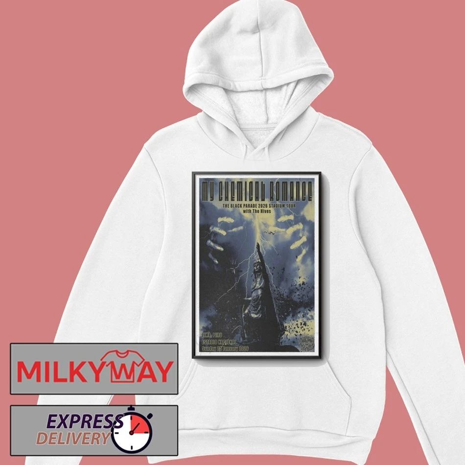 Poster My Chemical Romance Jan 25 2026 Lima, Peru shirt