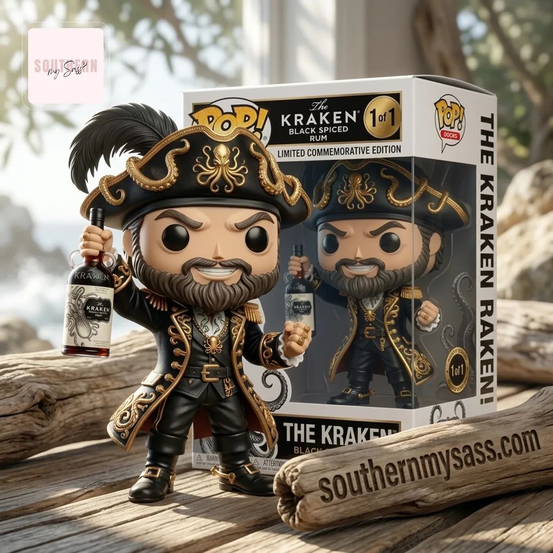 The Kraken Black Spiced Rum Limited Commemorative Edition Funko Pop Figure Doll