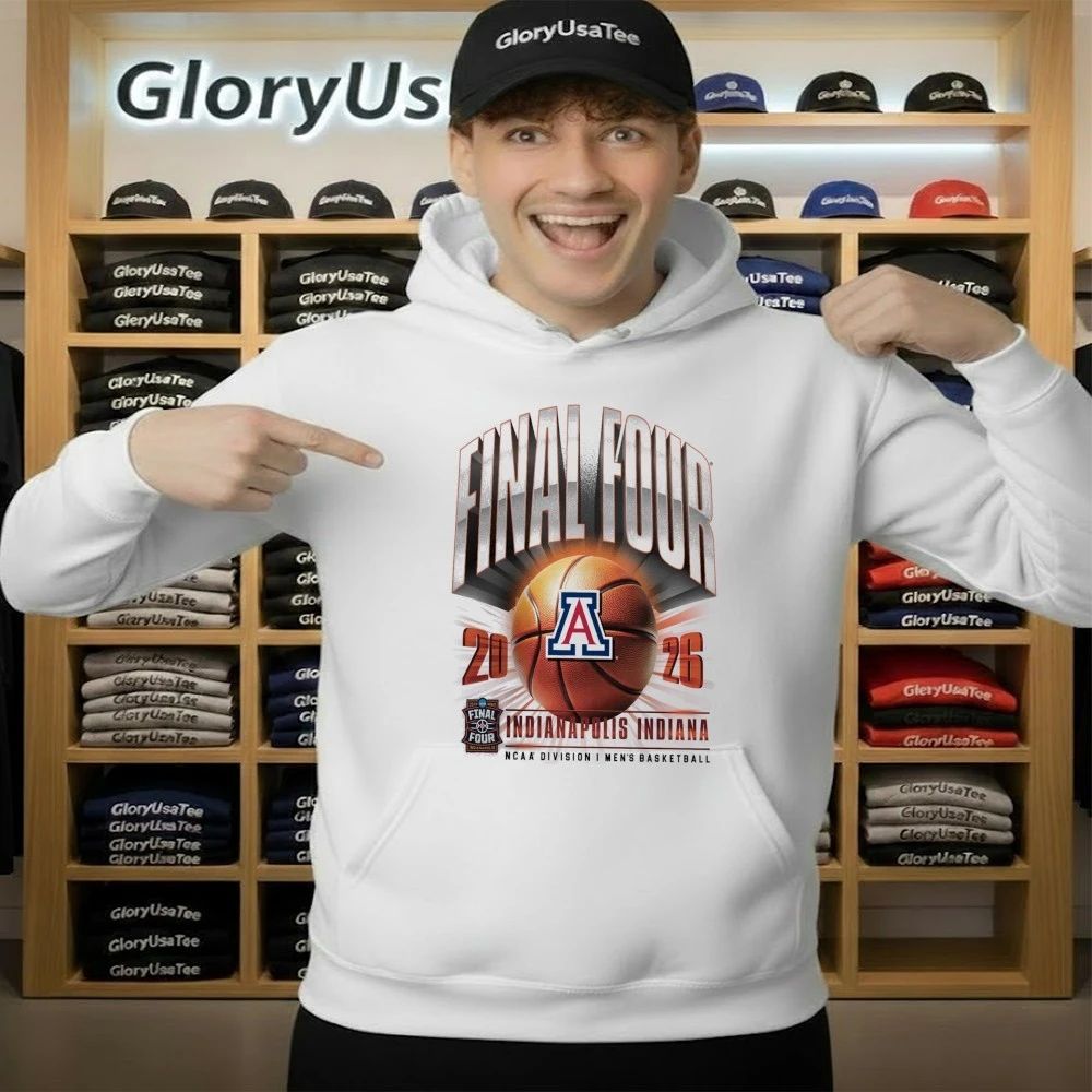 Arizona Wildcats 2026 Division Men’s Basketball Tournament March Madness Final Four T-Shirt