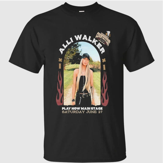 Alli Walker June 06 2026 Wrangler Remix Stage Nashville TN Tour Poster Shirt