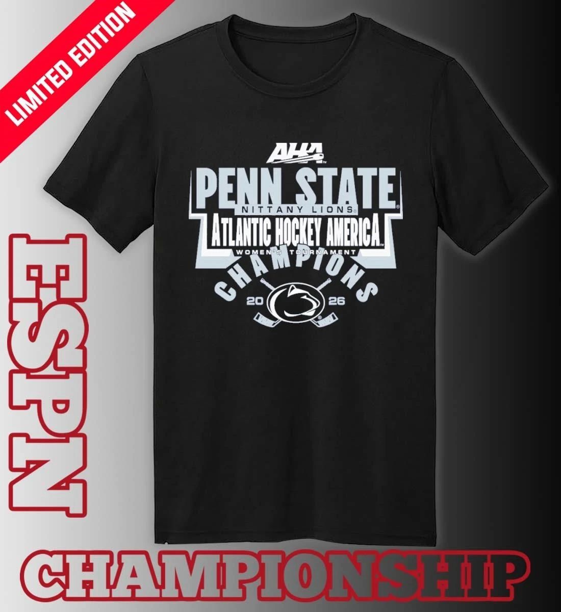 Penn State Nittany Lions 2026 AHA Women’s Hockey Champions T-Shirt