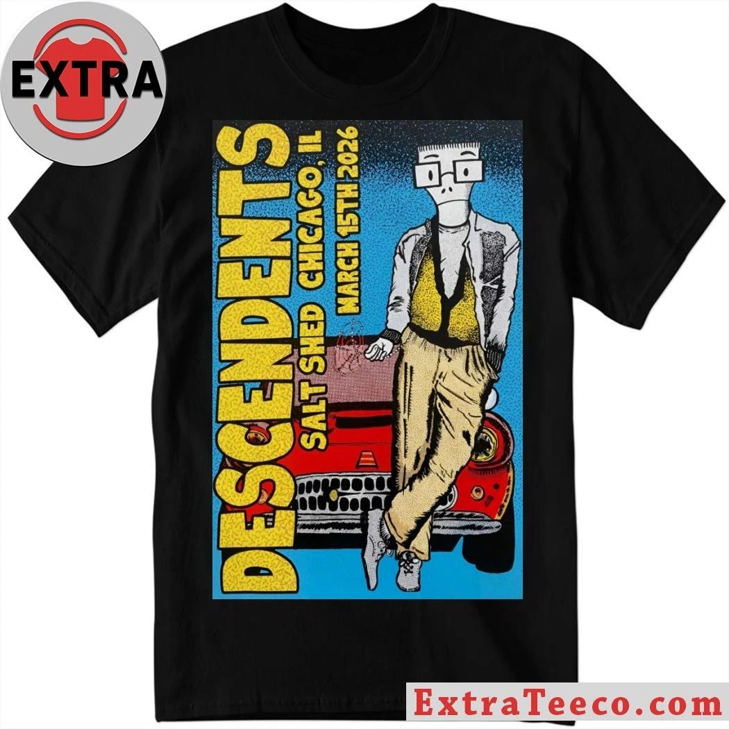 Original Descendents At The Salt Shed On March 15 2026 Poster Shirt