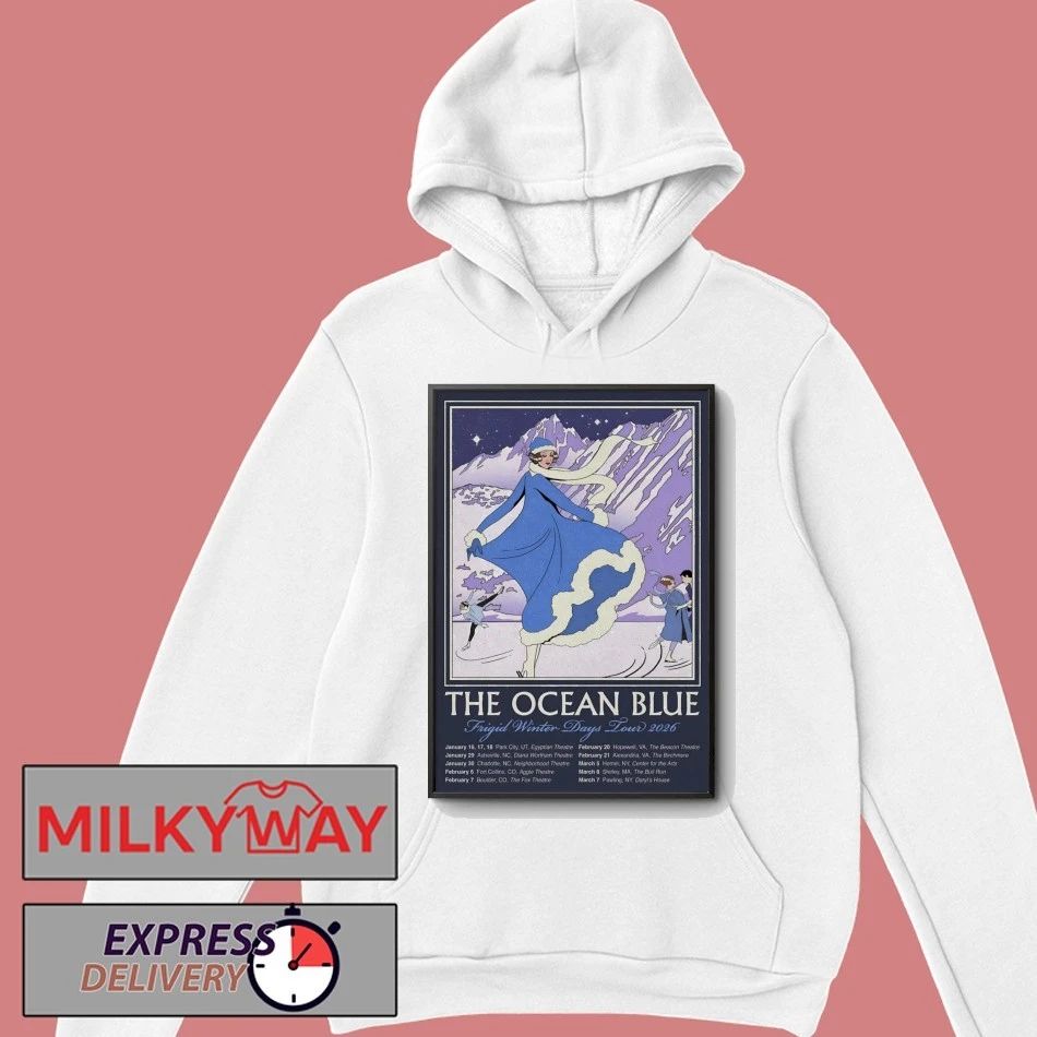 The Ocean Blue Frigid Winter Days Tour 2026 Poster shirt