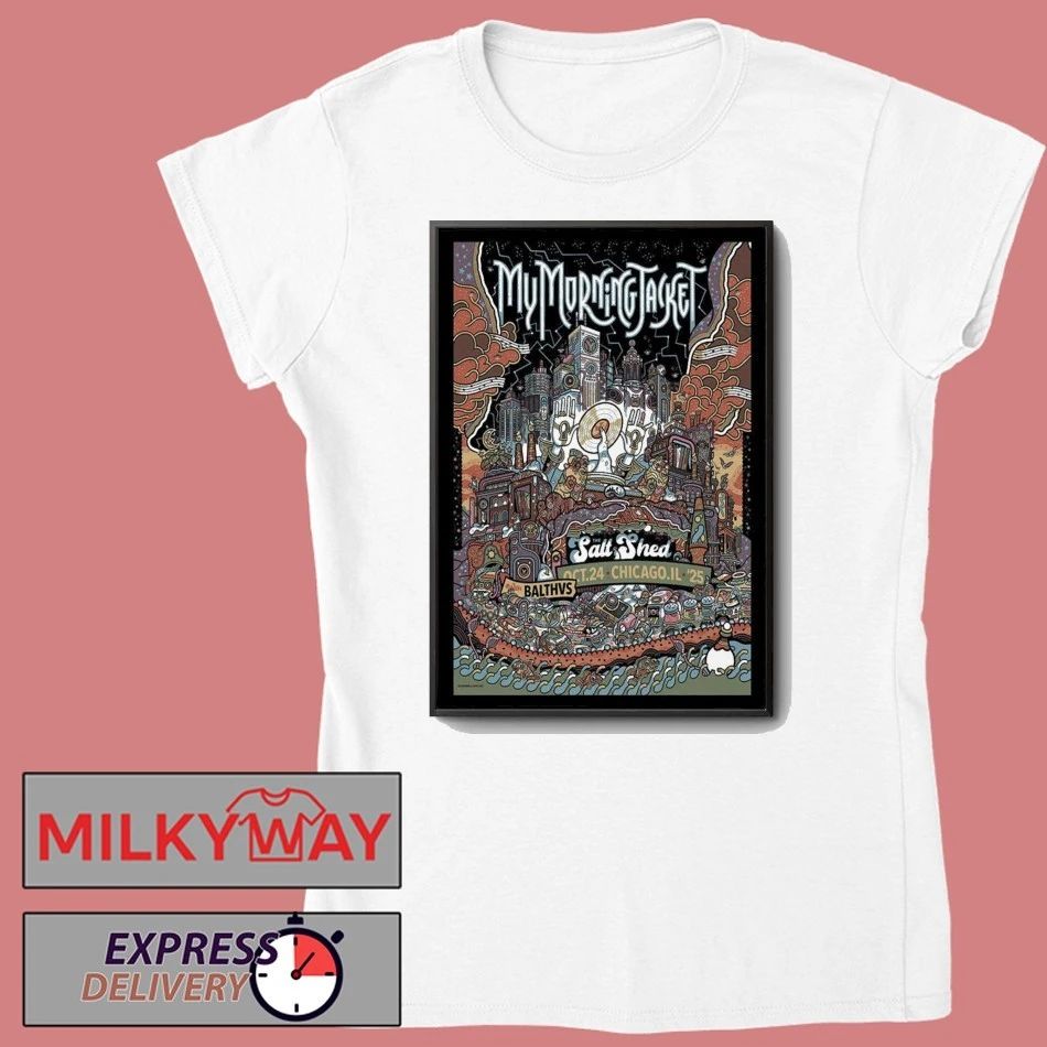 October 25, 2025 My Morning Jacket The Salt Shed. Chicago, IL Concert Poster shirt