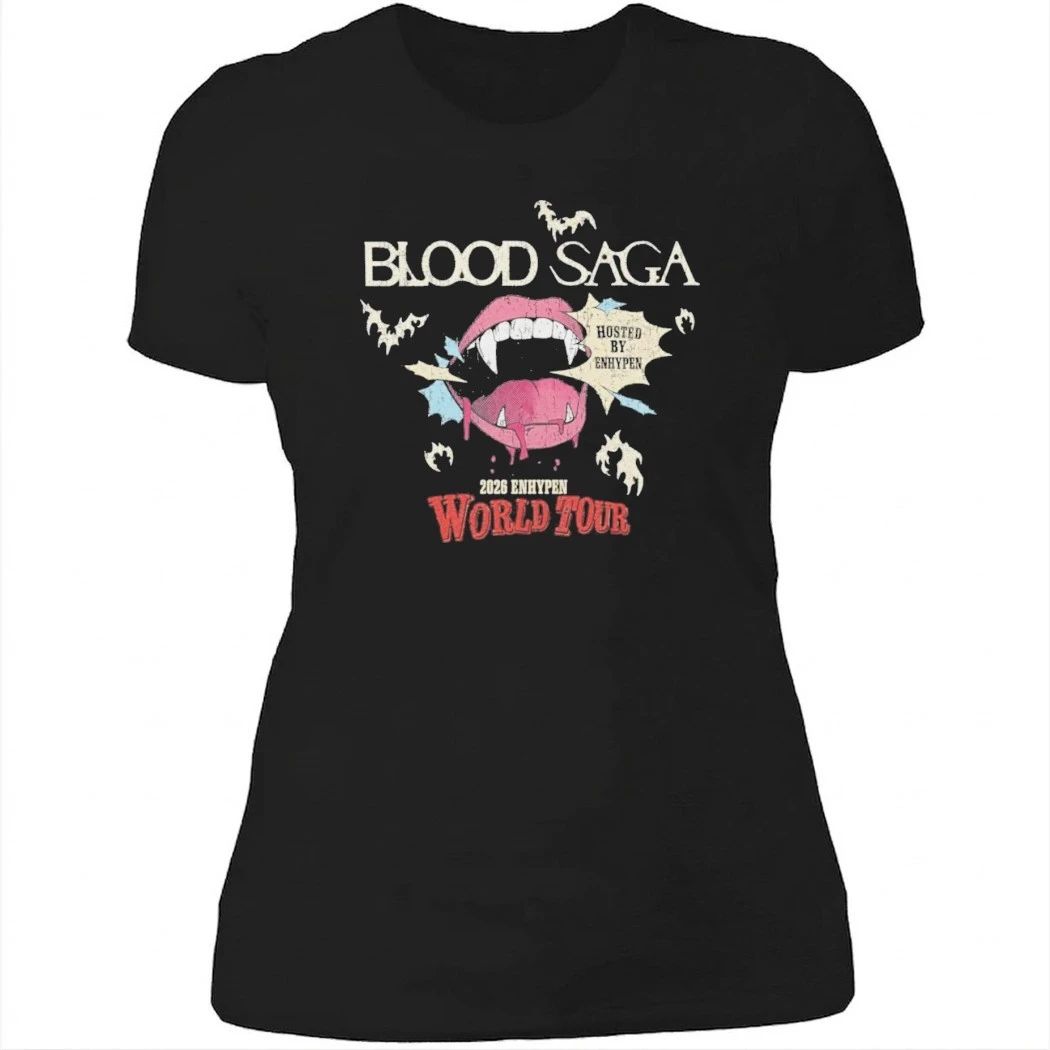 Enhypen Blood Saga World Tour Shirt