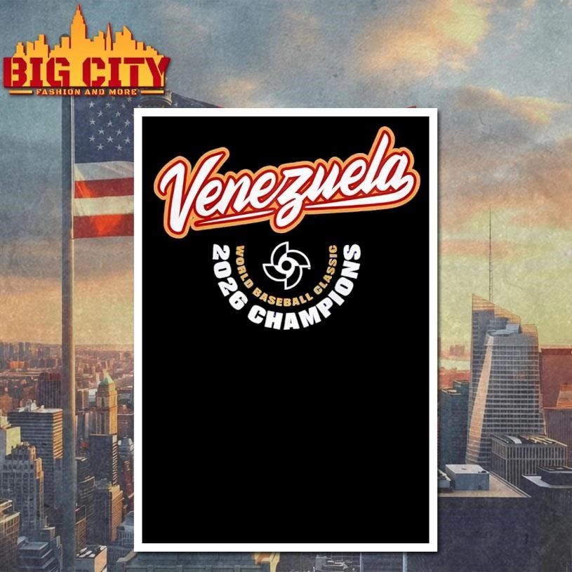 Venezuela 2026 World Baseball Classic Champions Shirt