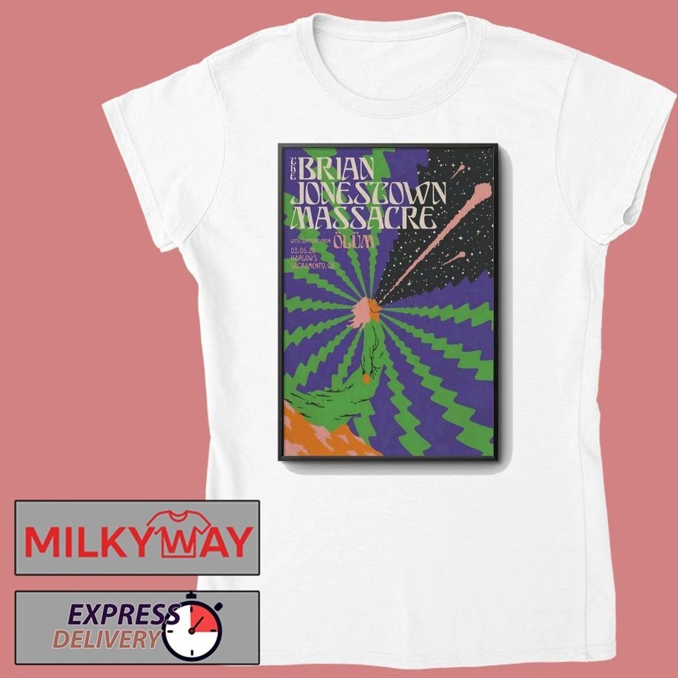 Brian Jonestown Massacre Mar 5 2026 In Sacramento CA Poster shirt