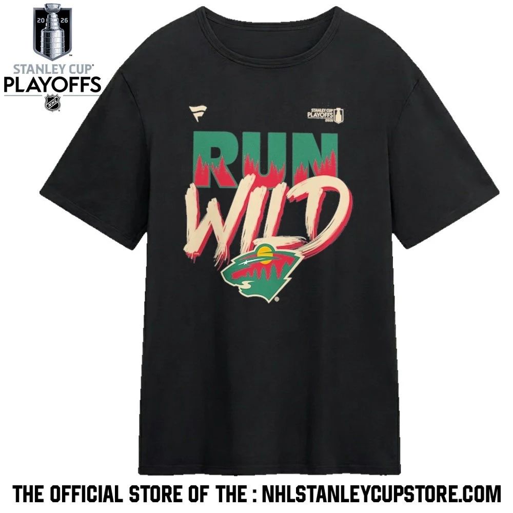 Minnesota Wild Black 2026 Stanley Cup Playoffs Slogan Shirt