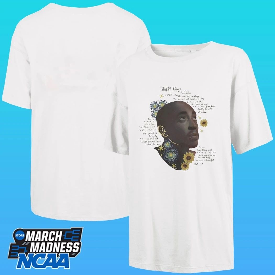 2pac Starry Night Beige Shirt