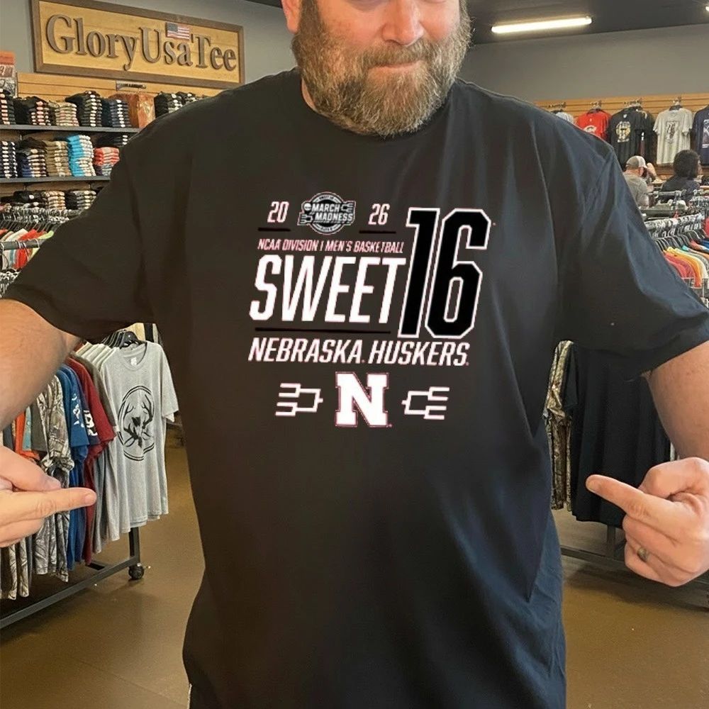 Nebraska Cornhuskers 2026 NCAA March Madness Sweet 16 Bound Shirt