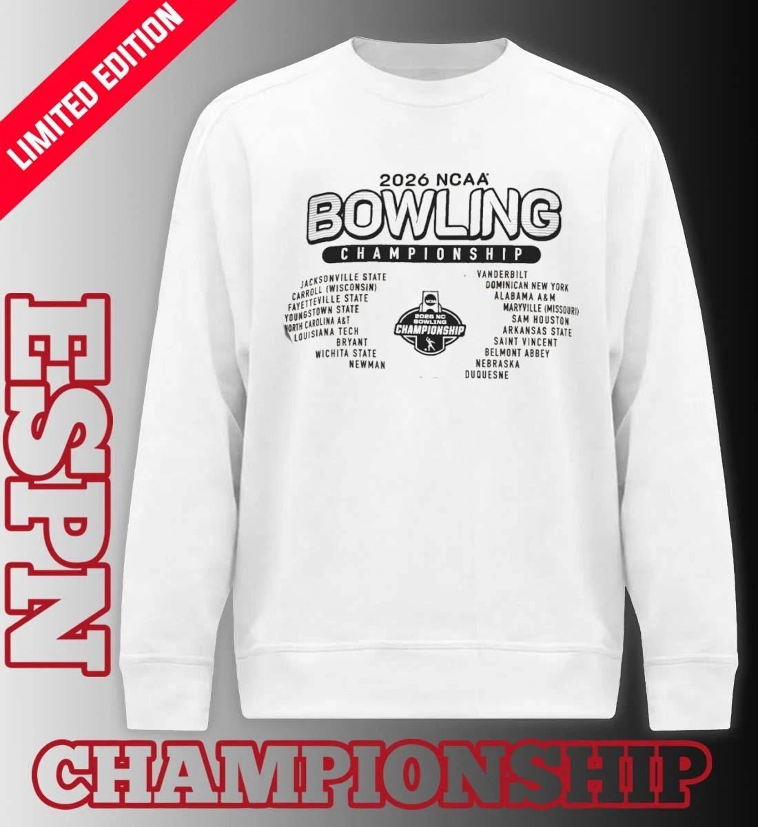 2026 National Collegiate Women’s Bowling Regionals Shirt