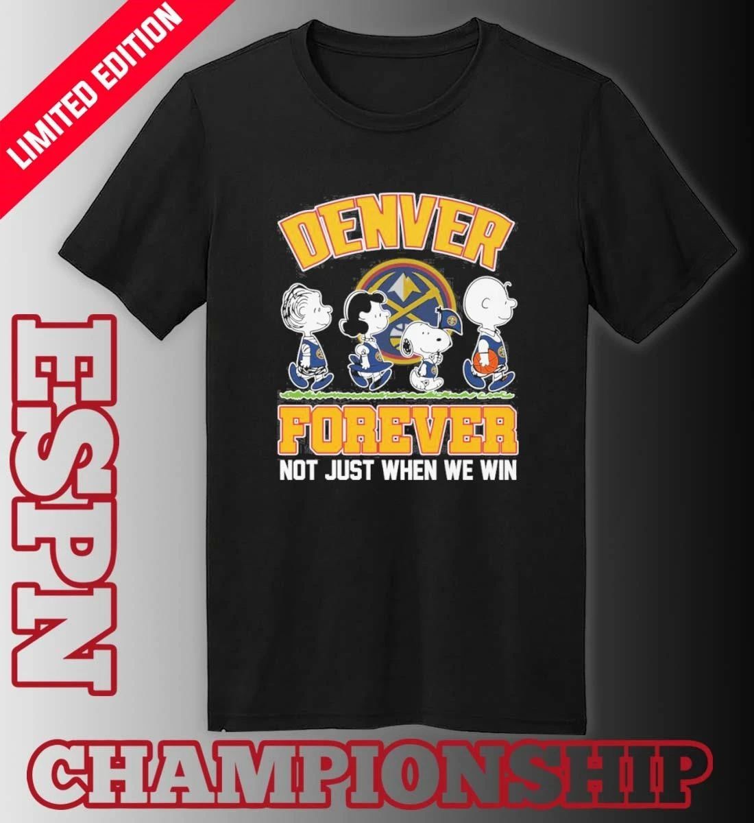 Forever The Peanuts Character X Denver Nuggets Shirt