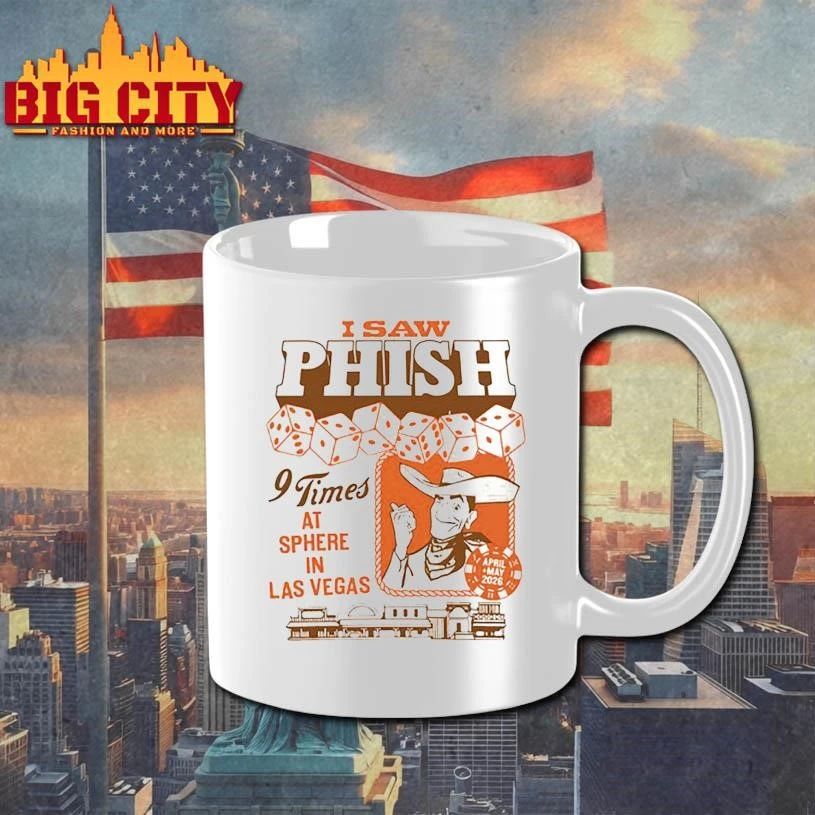 Phish 9 Times at Sphere in Las Vegas April + May 2026 Shirt