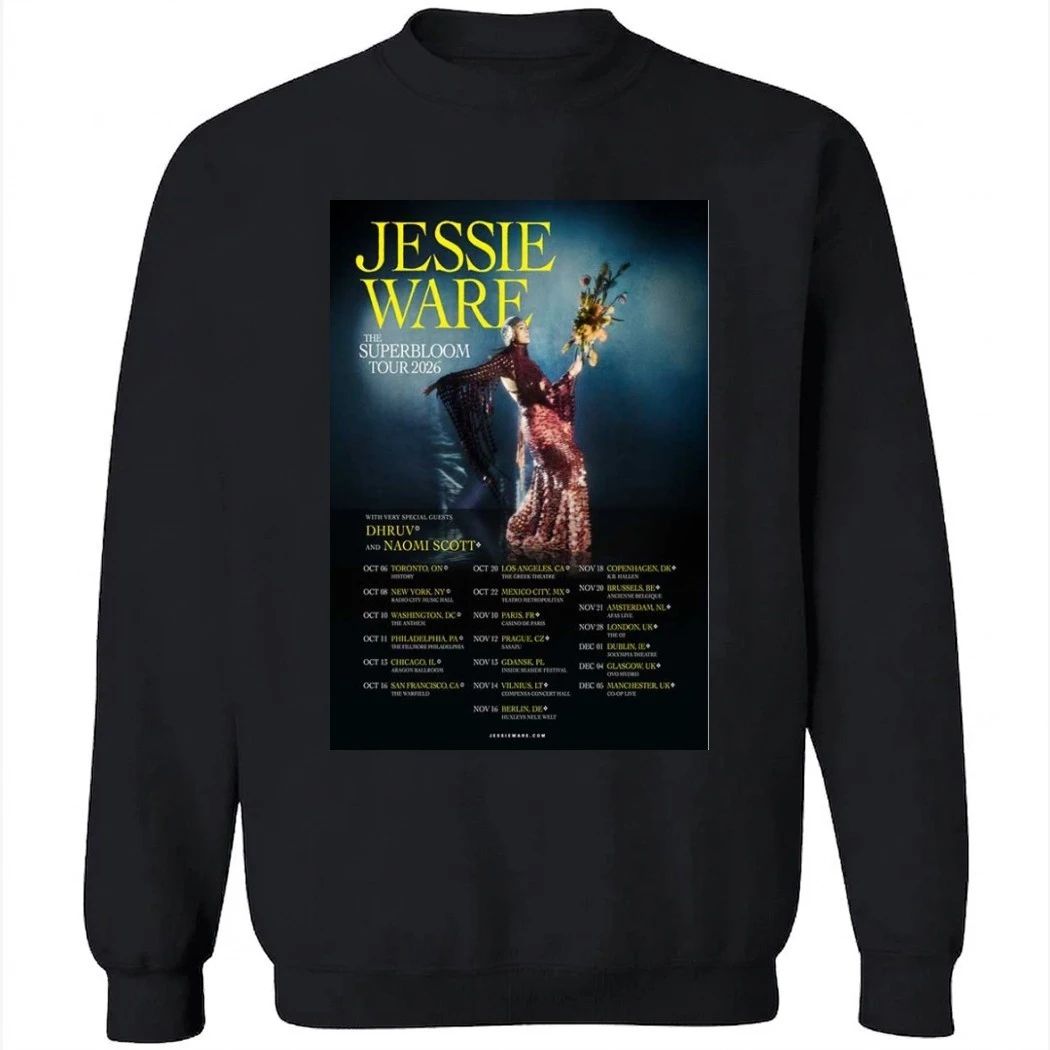 Jessie Ware Fall Tour Poster 2026 Shirt