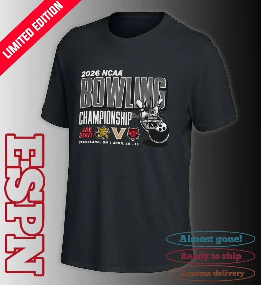2026 NCAA Women’s Bowling Championship 4 Teams Shirt
