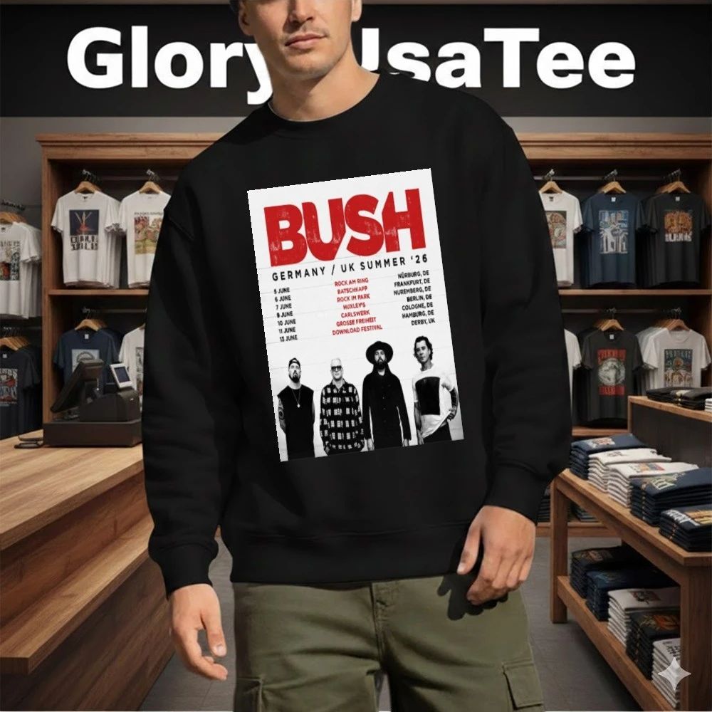 Bush Germany UK Summer 2026 Poster Shirt