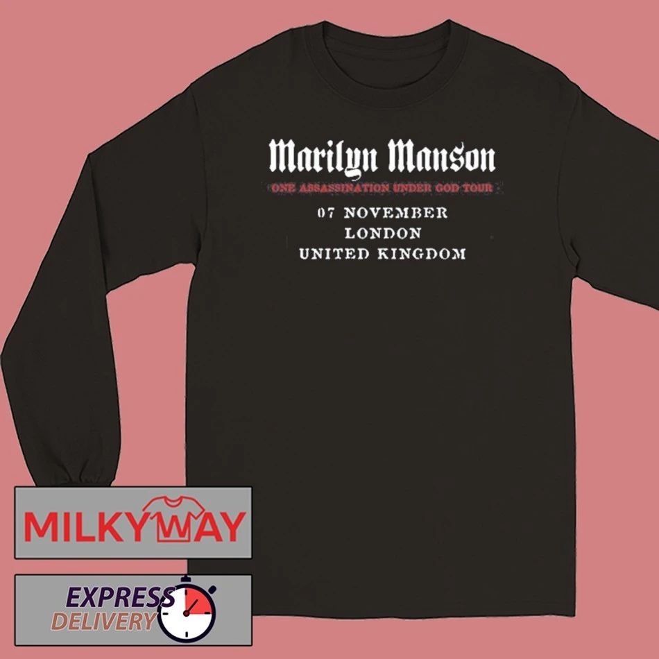 11.07.2025 London, UK Marilyn Manson Shirt