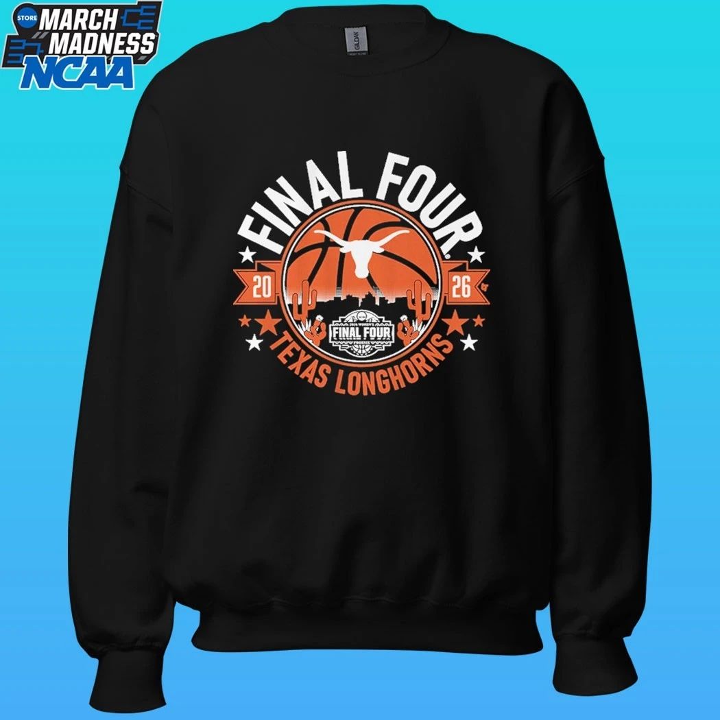 Texas Longhorns WBB 2026 NCAA Men’s Final Four Shirt